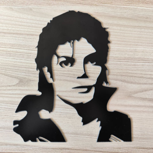 Plaque Michael Jackson Métal Noir
