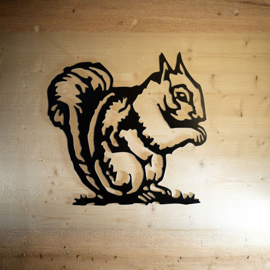 Décoration murale Écureuil en Métal