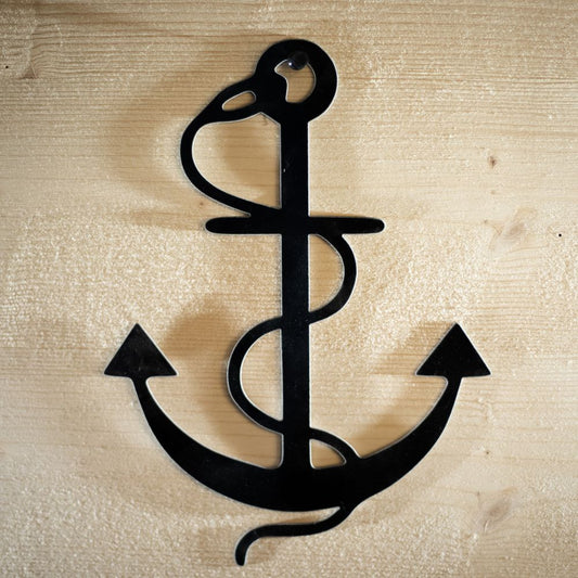 Décoration murale Ancre Marine en Métal