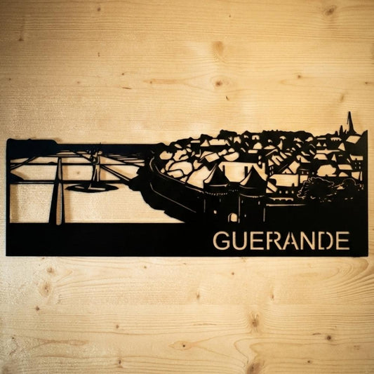 Plaque Guérande Métal Noir