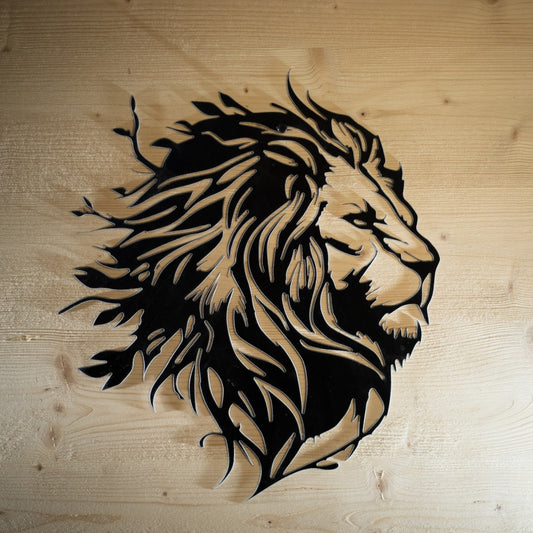 Plaque Tête de Lion Design