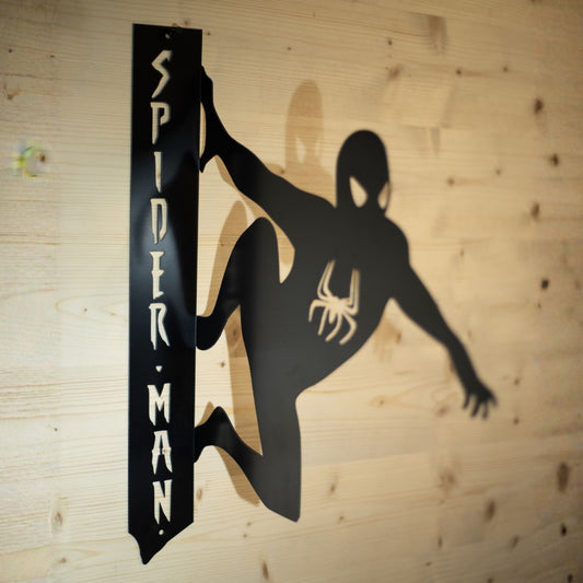 Plaque Murale Spider-Man en Métal