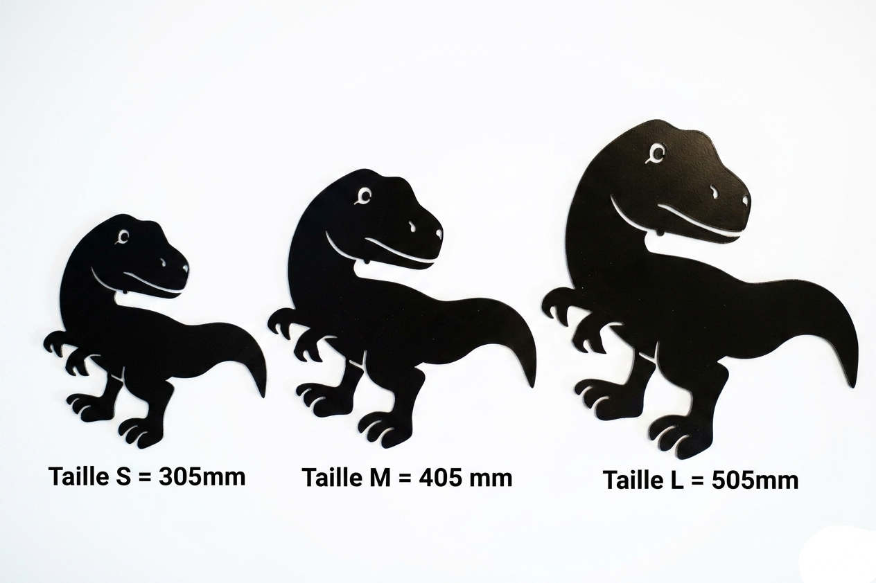 Décoration murale Dinosaure T-Rex en Métal