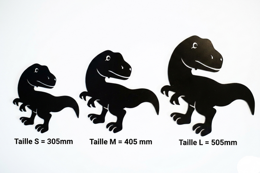 Décoration murale Dinosaure T-Rex en Métal