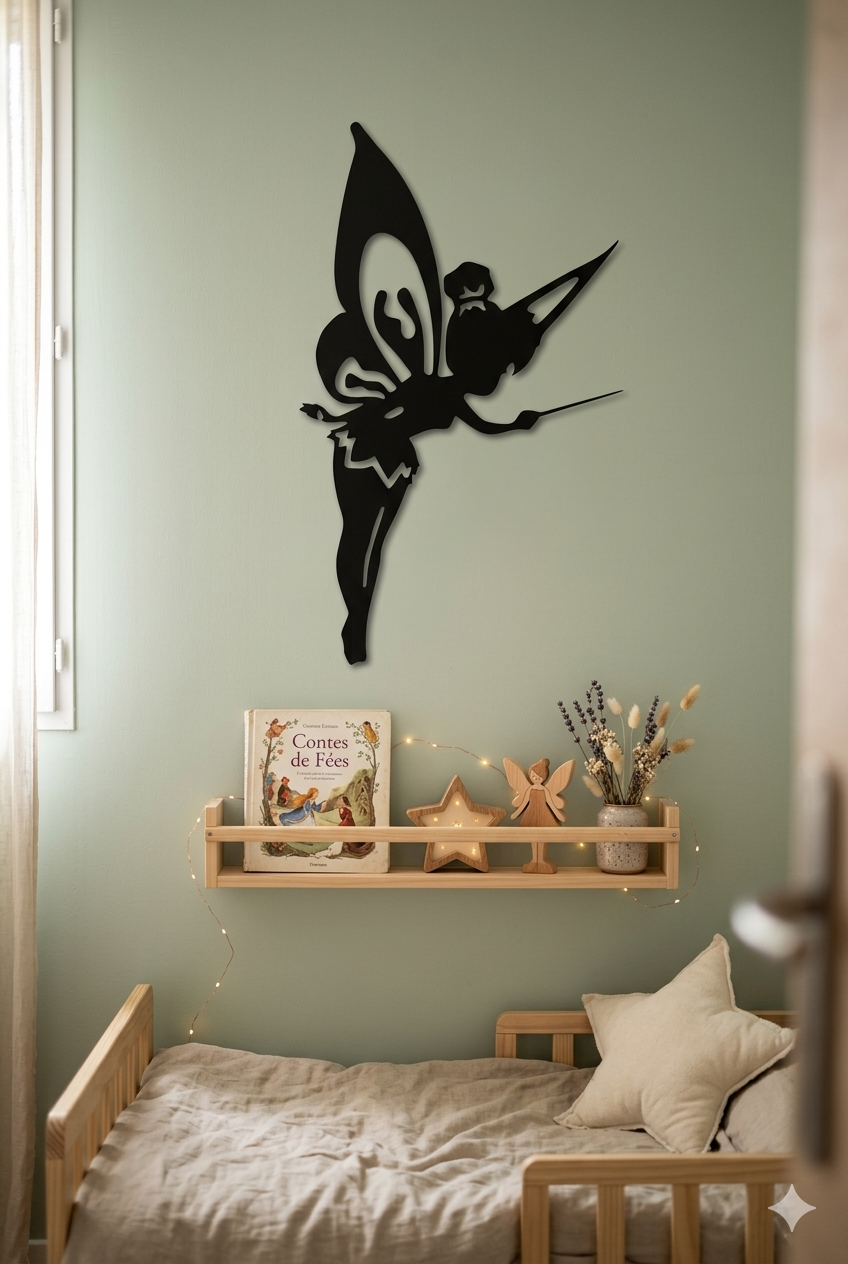 Décoration murale Fée clochette